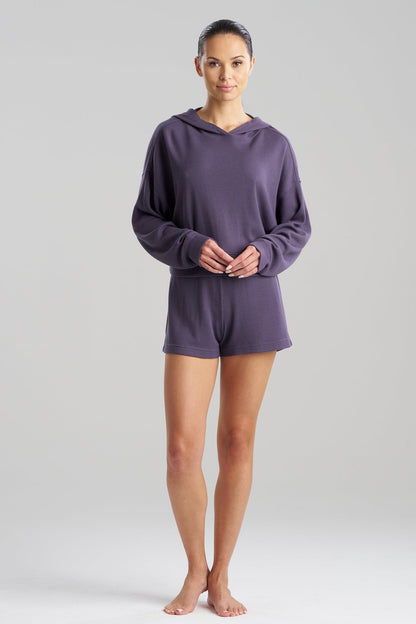 Mila Waffle Everywhere Hoodie Twilight Blue