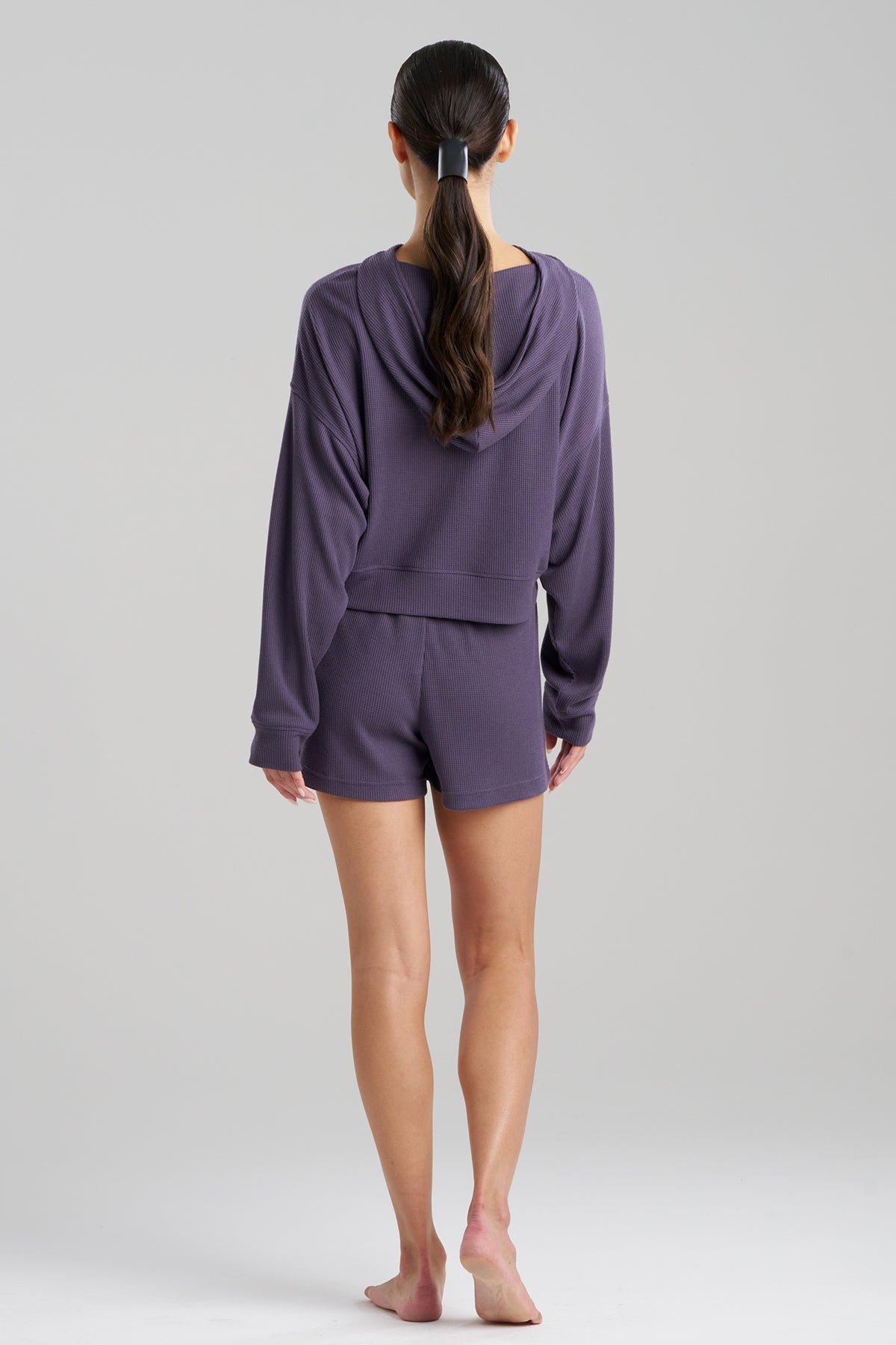 Mila Waffle Everywhere Hoodie Twilight Blue