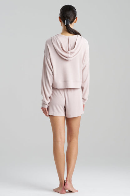 Mila Waffle Everywhere Hoodie Shell Pink
