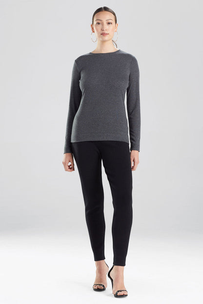 Buy Layering Jersey Long Sleeve Top in Grey Online Grey