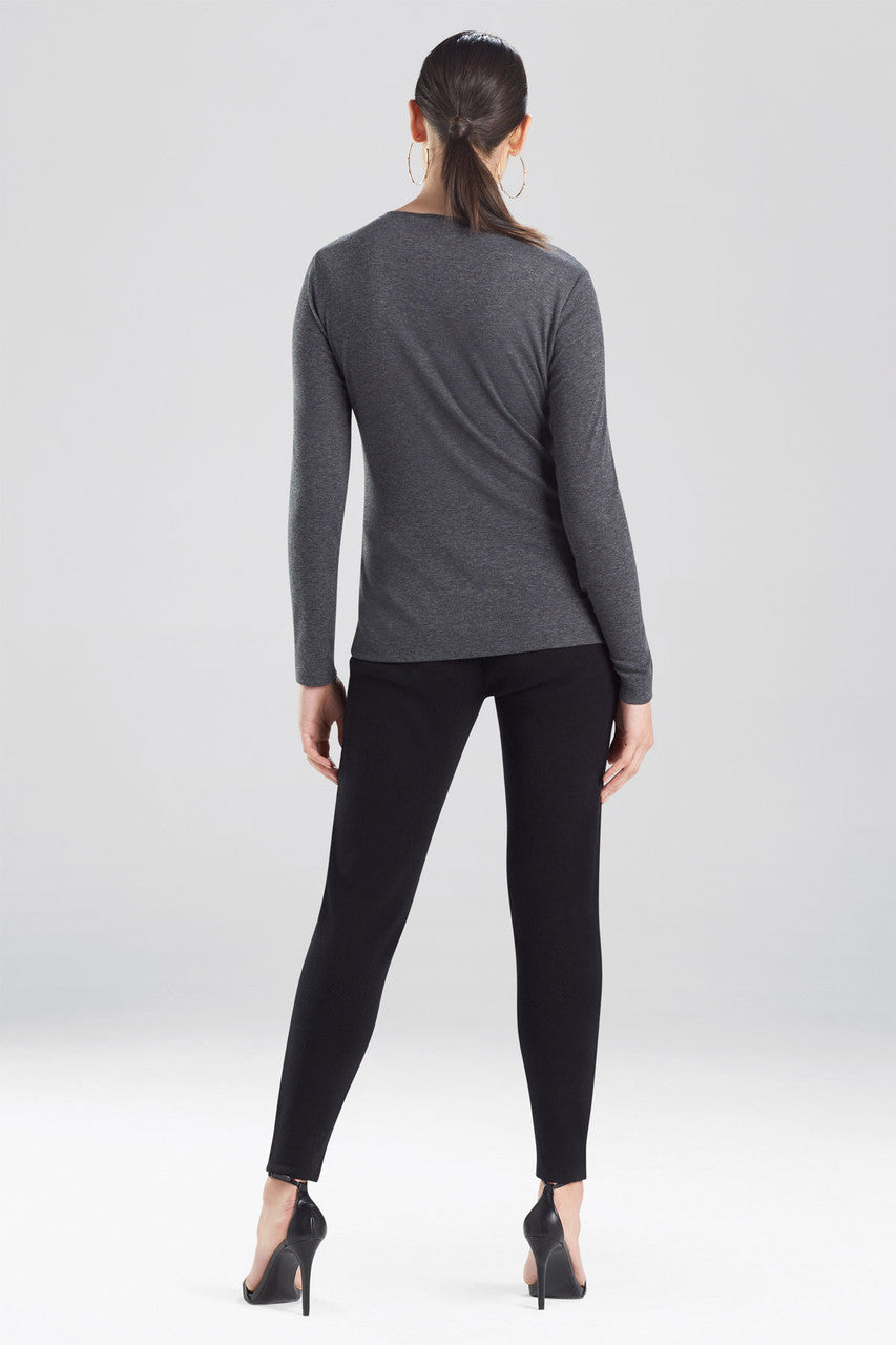 Buy Layering Jersey Long Sleeve Top in Grey Online Grey
