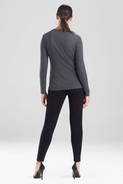 Buy Layering Jersey Long Sleeve Top in Grey Online Grey