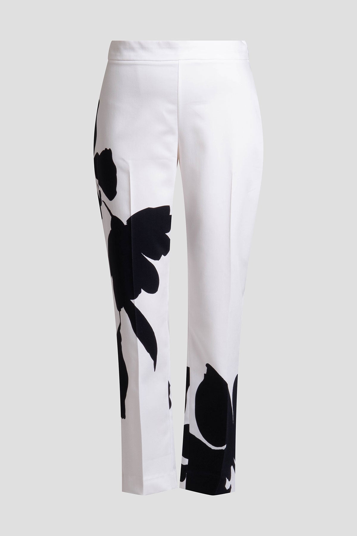Peony Cotton Chino Side Zip Pants Warm White