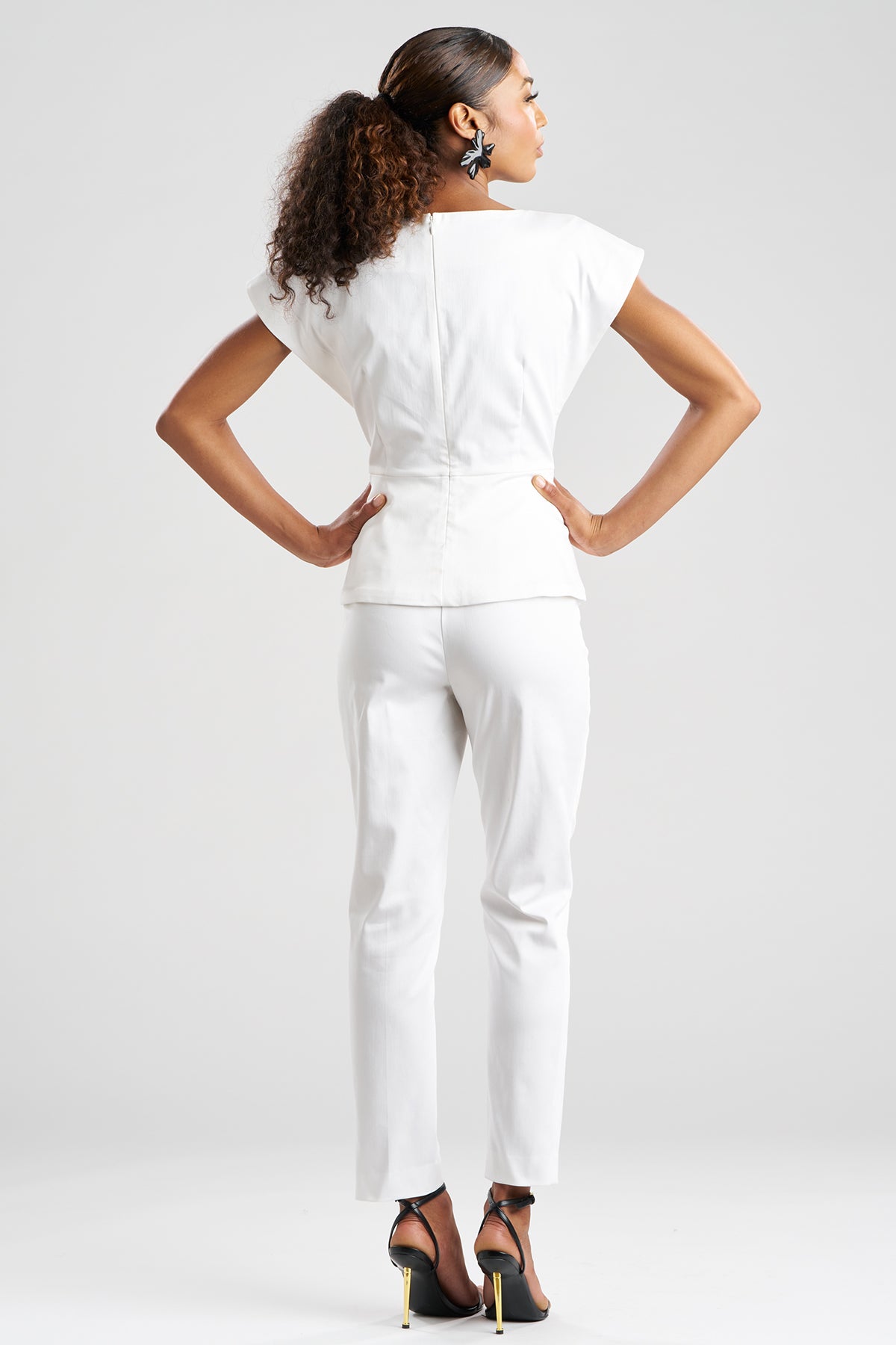 Cotton Chino Top White