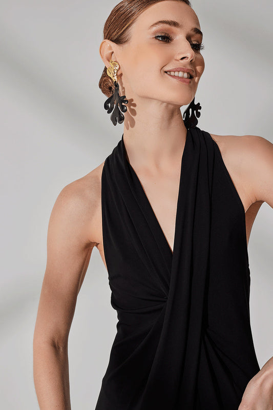 Buy Matte Jersey Maxi Dress in Black Online Black