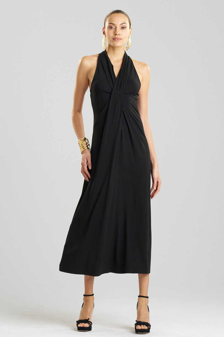 Buy Matte Jersey Maxi Dress in Black Online Black