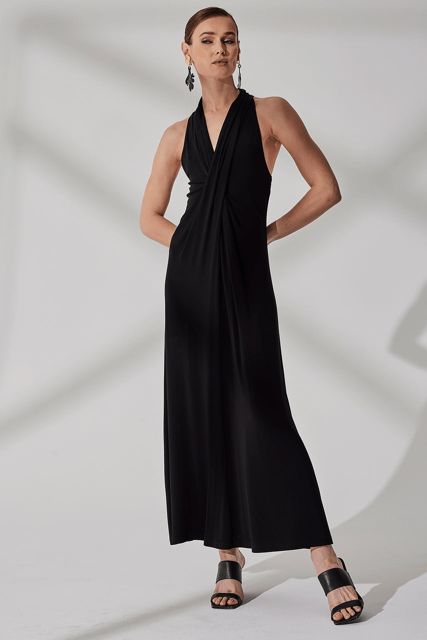 Buy Matte Jersey Maxi Dress in Black Online Black