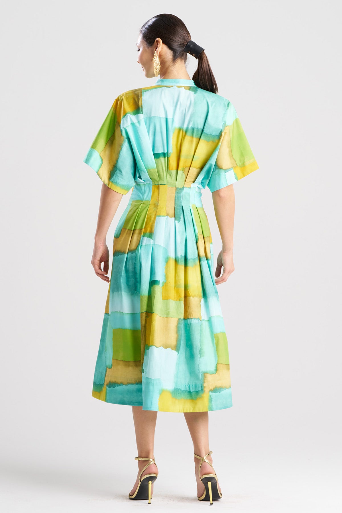 Chiyo Cotton Dress Mizu Blue