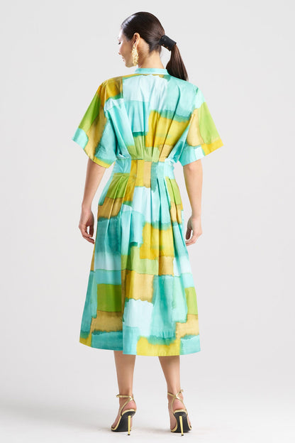 Chiyo Cotton Dress Mizu Blue