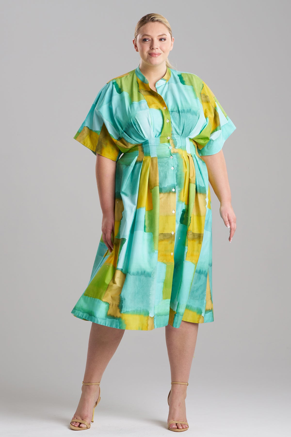 Chiyo Cotton Dress Mizu Blue