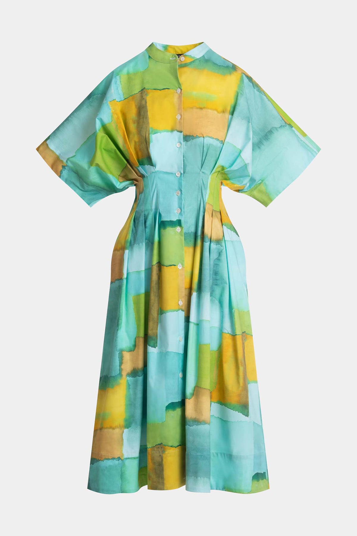Chiyo Cotton Dress Mizu Blue