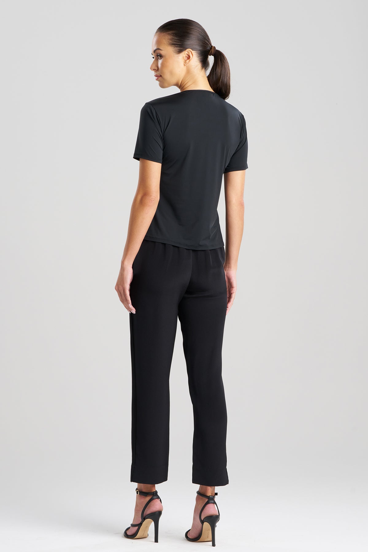 Illusion T-Shirt Top Black