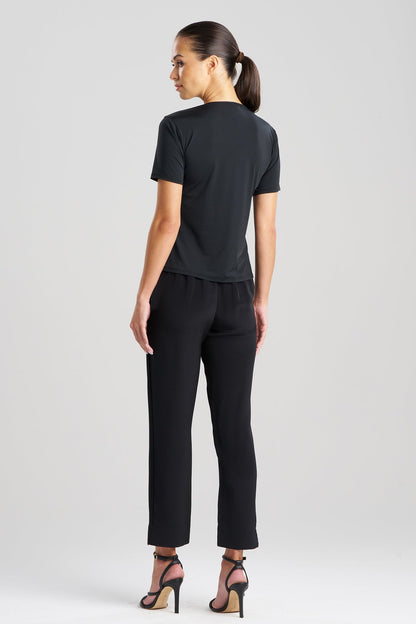 Illusion T-Shirt Top Black