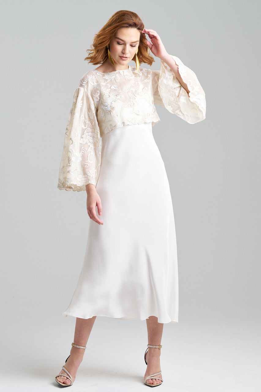 Buy Couture Piña Embroidered Top in Natural Online Natural