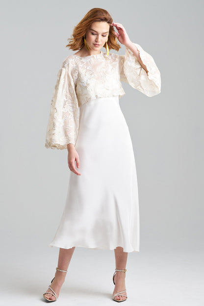 Buy Couture Piña Embroidered Top in Natural Online Natural