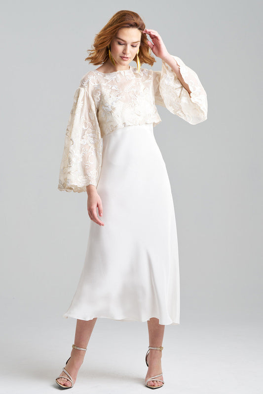 Buy Couture Piña Embroidered Top in Natural Online Natural