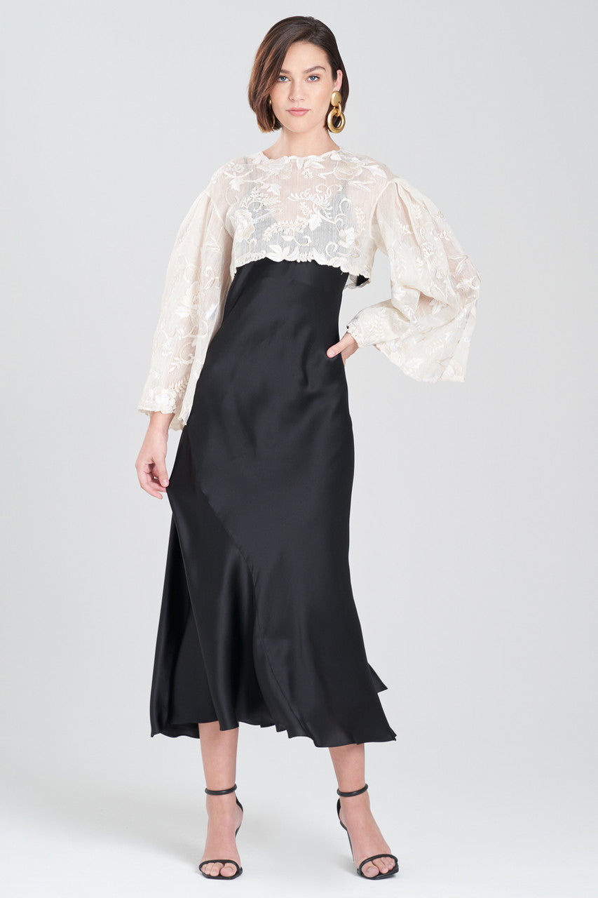 Buy Couture Piña Embroidered Top in Natural Online Natural