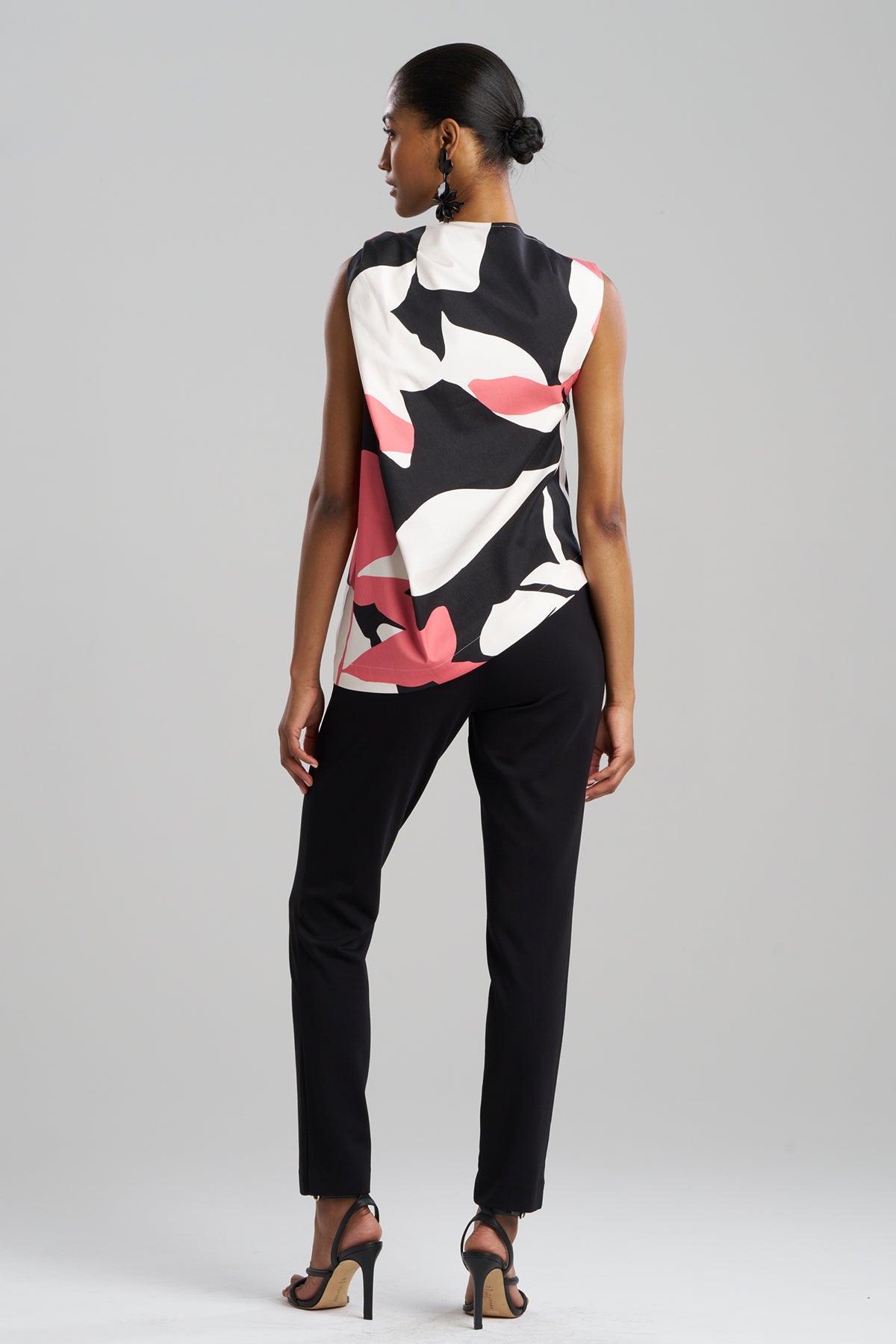 Nishi Cotton Origami Top Flamingo
