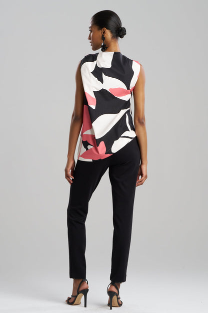 Nishi Cotton Origami Top Flamingo