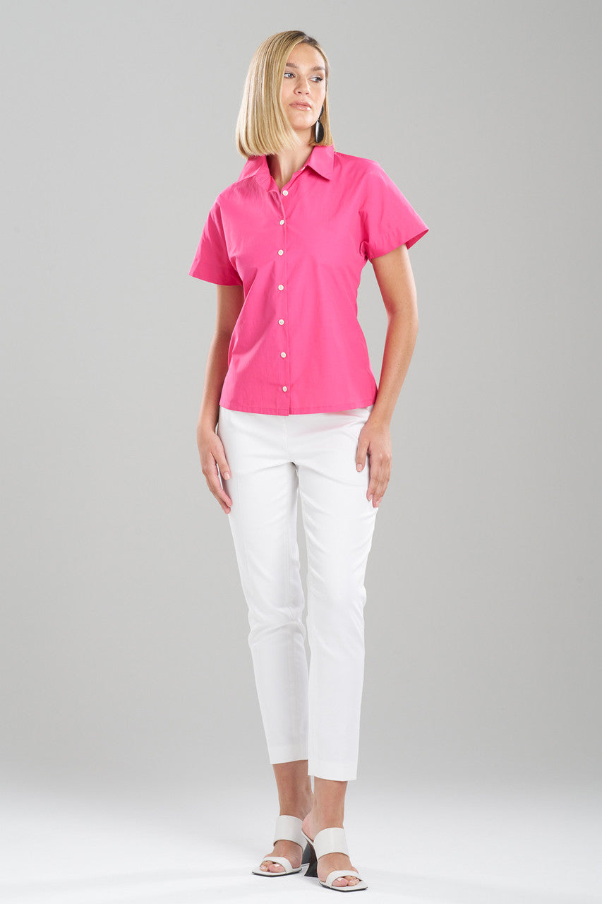 Buy Techno Poplin Shirt in Electric Pink Online Electric Pink