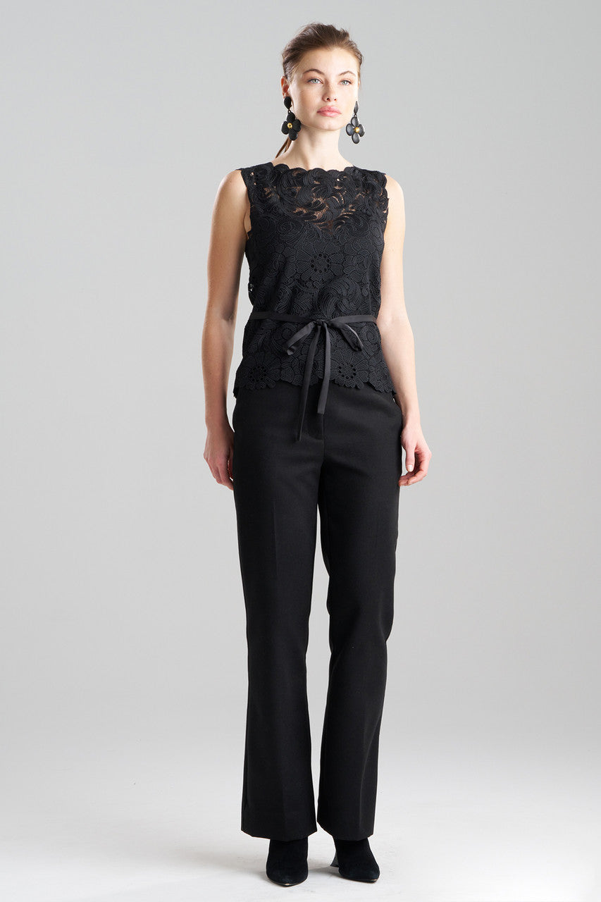 Buy Mantilla Lace Top in Black Online Black