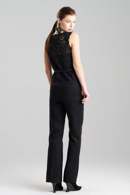 Buy Mantilla Lace Top in Black Online Black