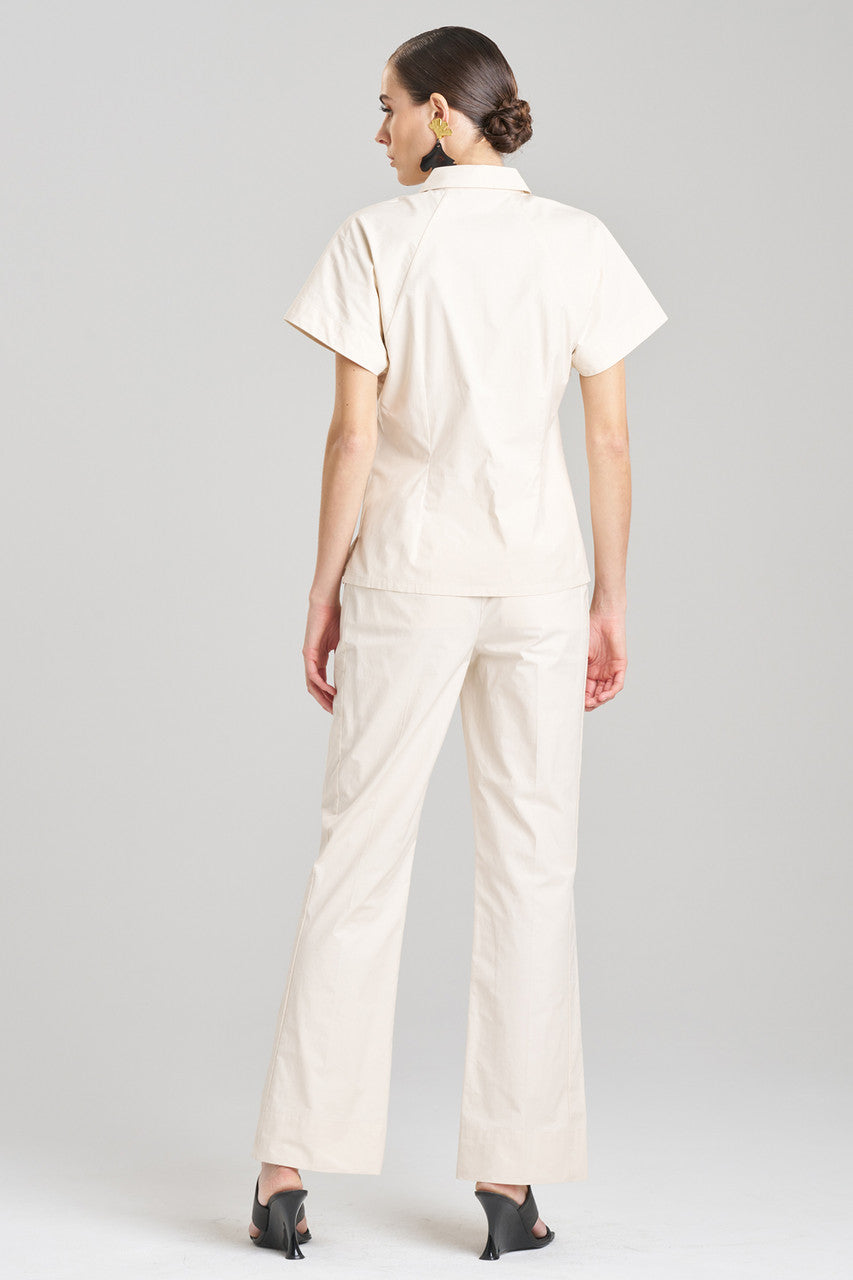Buy Techno Poplin Shirt in Cream Online Cream