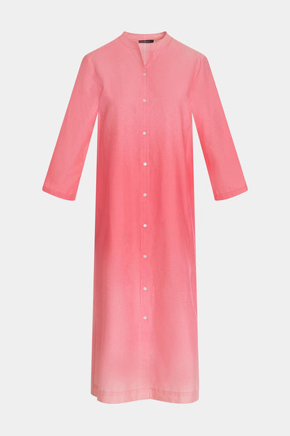 Akari Cotton Mandarin Tunic Flamingo