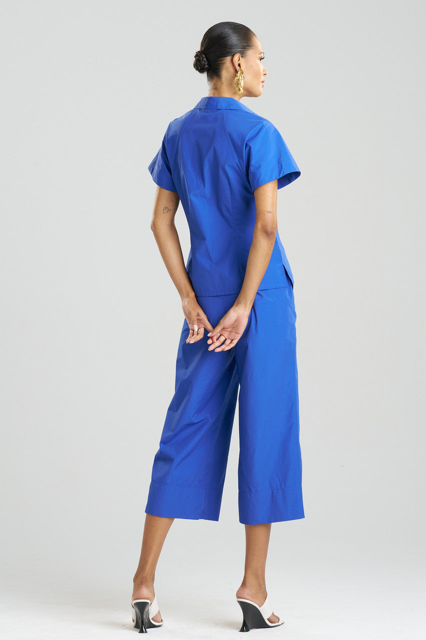 Buy Techno Poplin Shirt in Cobalt Online Cobalt
