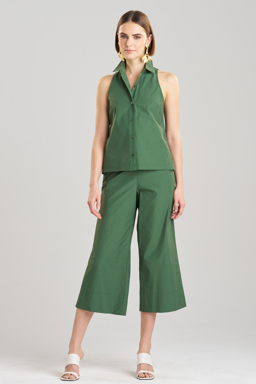 Buy Techno Poplin Sleeveless Shirt in Basil Online Basil