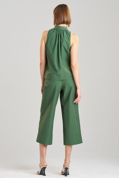Buy Techno Poplin Sleeveless Shirt in Basil Online Basil