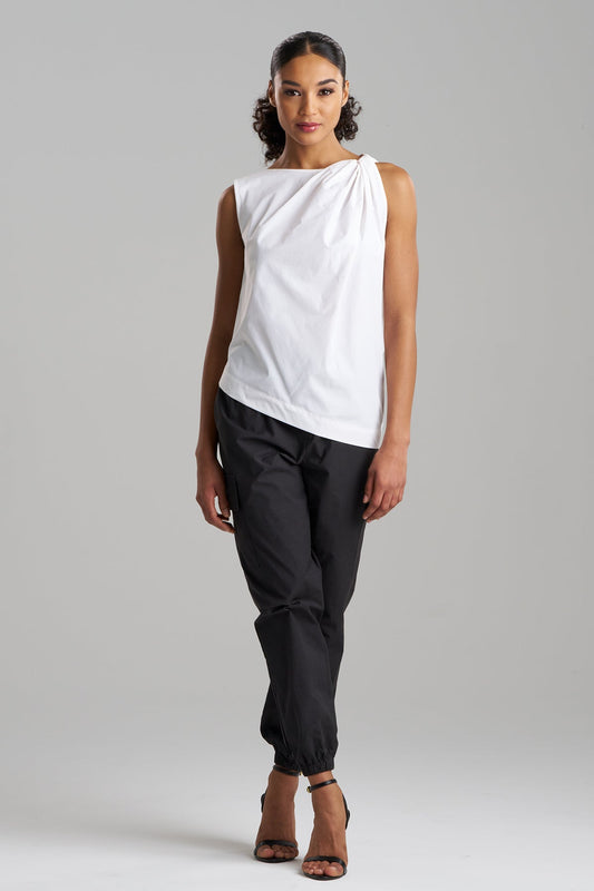 Buy Techno Poplin Origami Top online White