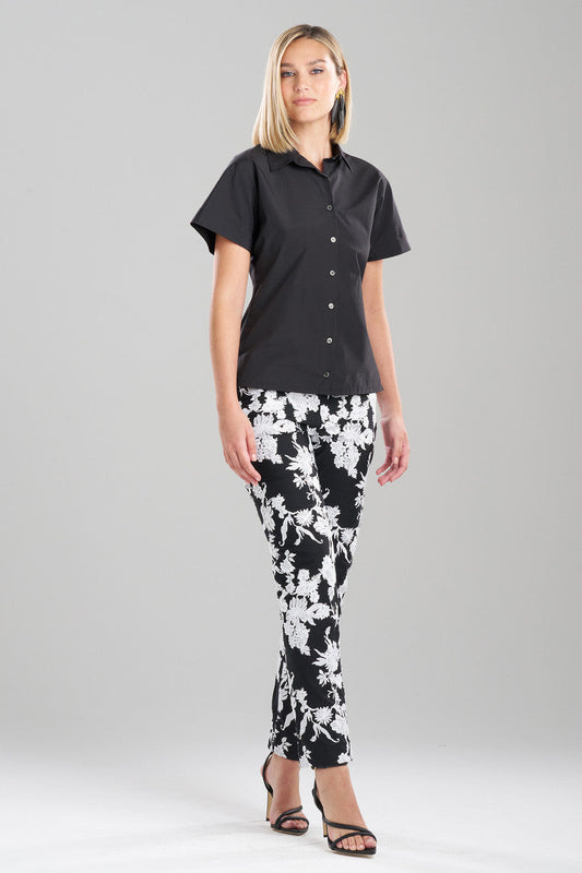 Buy Techno Poplin Shirt in Black Online Black