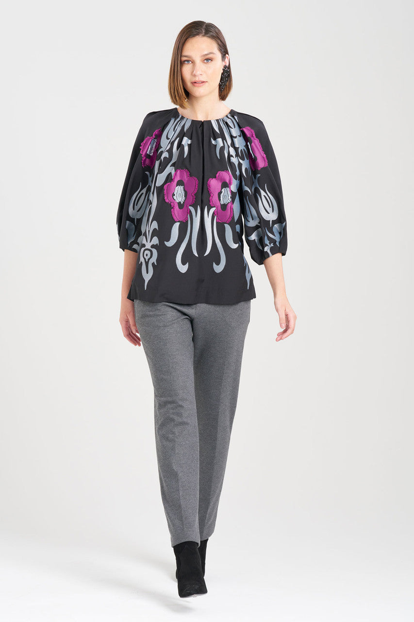 Buy Suzani Jacquard Top in Black Multi Online Black Multi