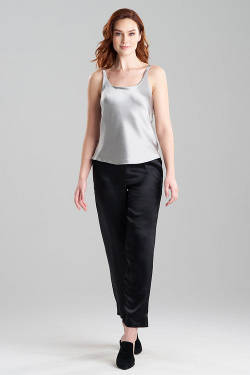 Buy Key Silk Tank in Silver Online Silver