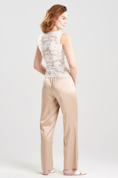 Buy Imagine Allover Lace Tank in Warm White Online Warm White