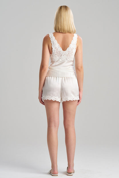 Buy Rose Parfait Lace Tank in Warm White Online Warm White