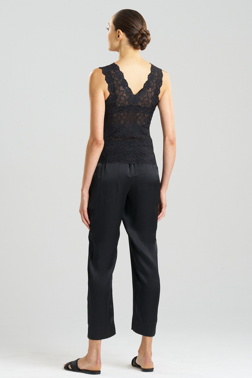 Buy Rose Parfait Allover Lace Tank in Black Online Black