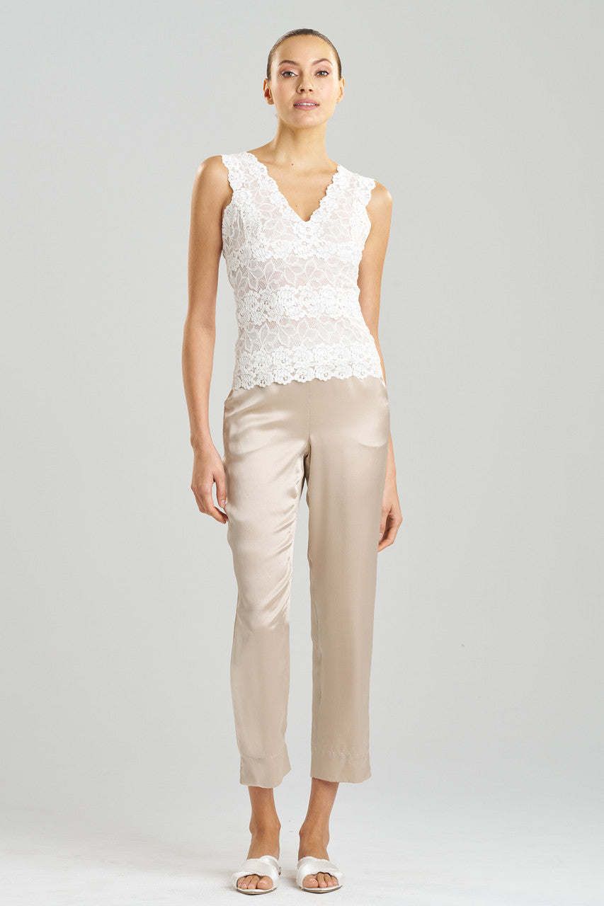 Buy Rose Parfait Allover Lace Tank in Warm White Online Warm White
