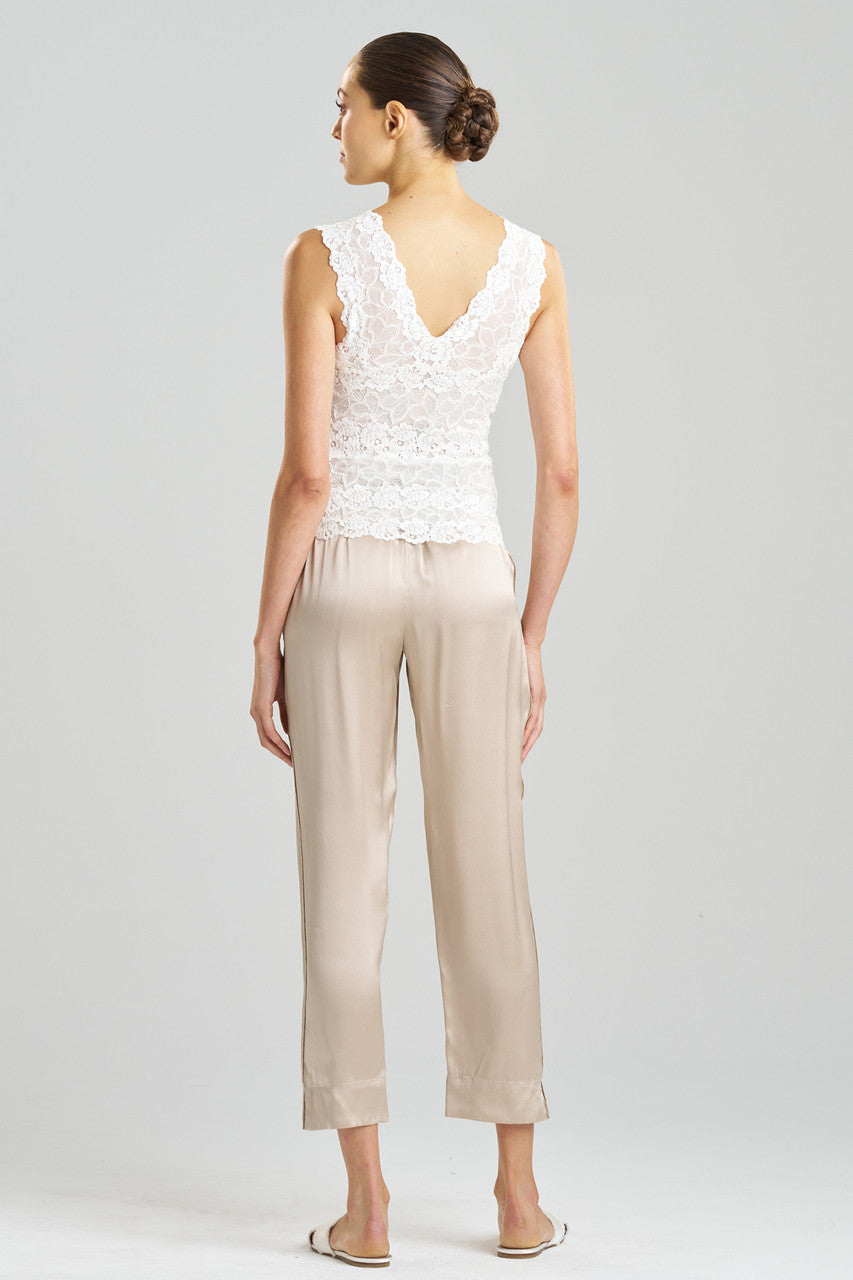 Buy Rose Parfait Allover Lace Tank in Warm White Online Warm White