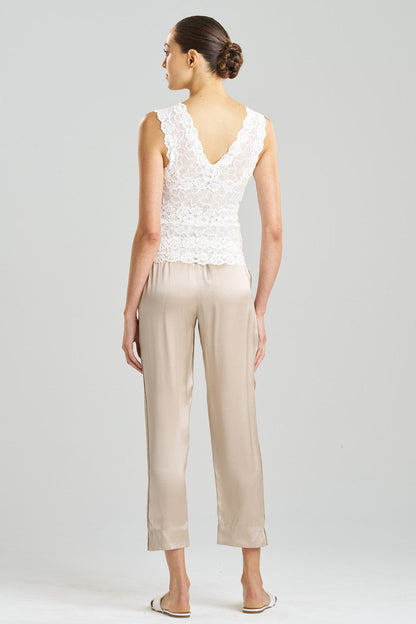 Buy Rose Parfait Allover Lace Tank in Warm White Online Warm White
