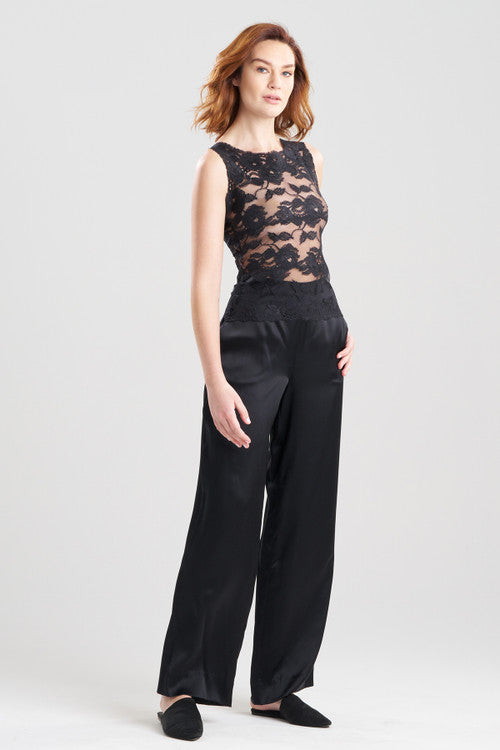 Buy Imagine Allover Lace Tank in Black Online Black