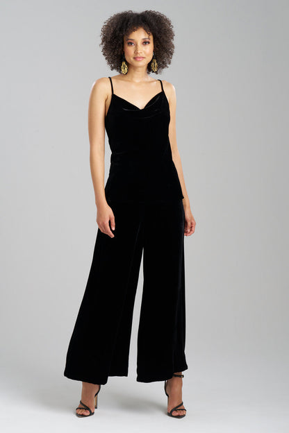 Buy Couture Velvet Silk Cami in Black Online Black