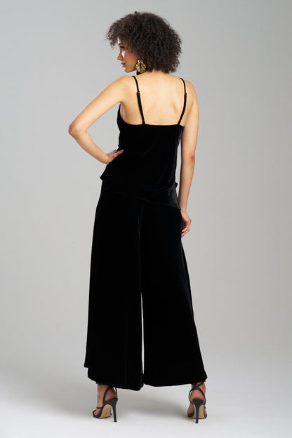 Buy Couture Velvet Silk Cami in Black Online Black