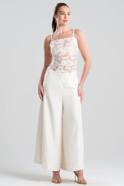 Buy Imagine Allover Lace Cami in Warm White Online Warm White