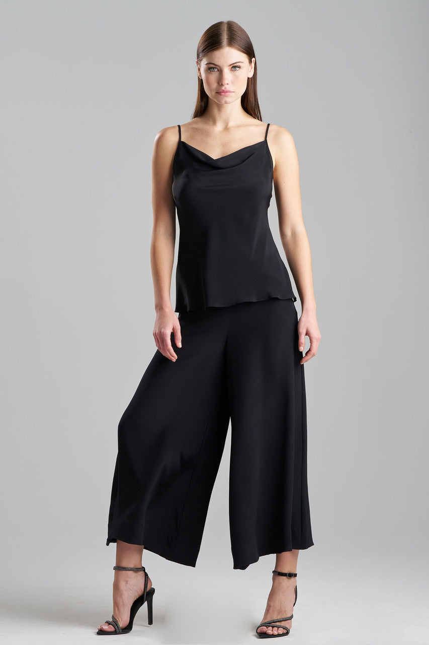 Buy Couture Silk Crepe Cowl Cami in Black Online Black