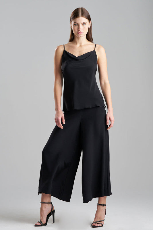 Buy Couture Silk Crepe Cowl Cami in Black Online Black