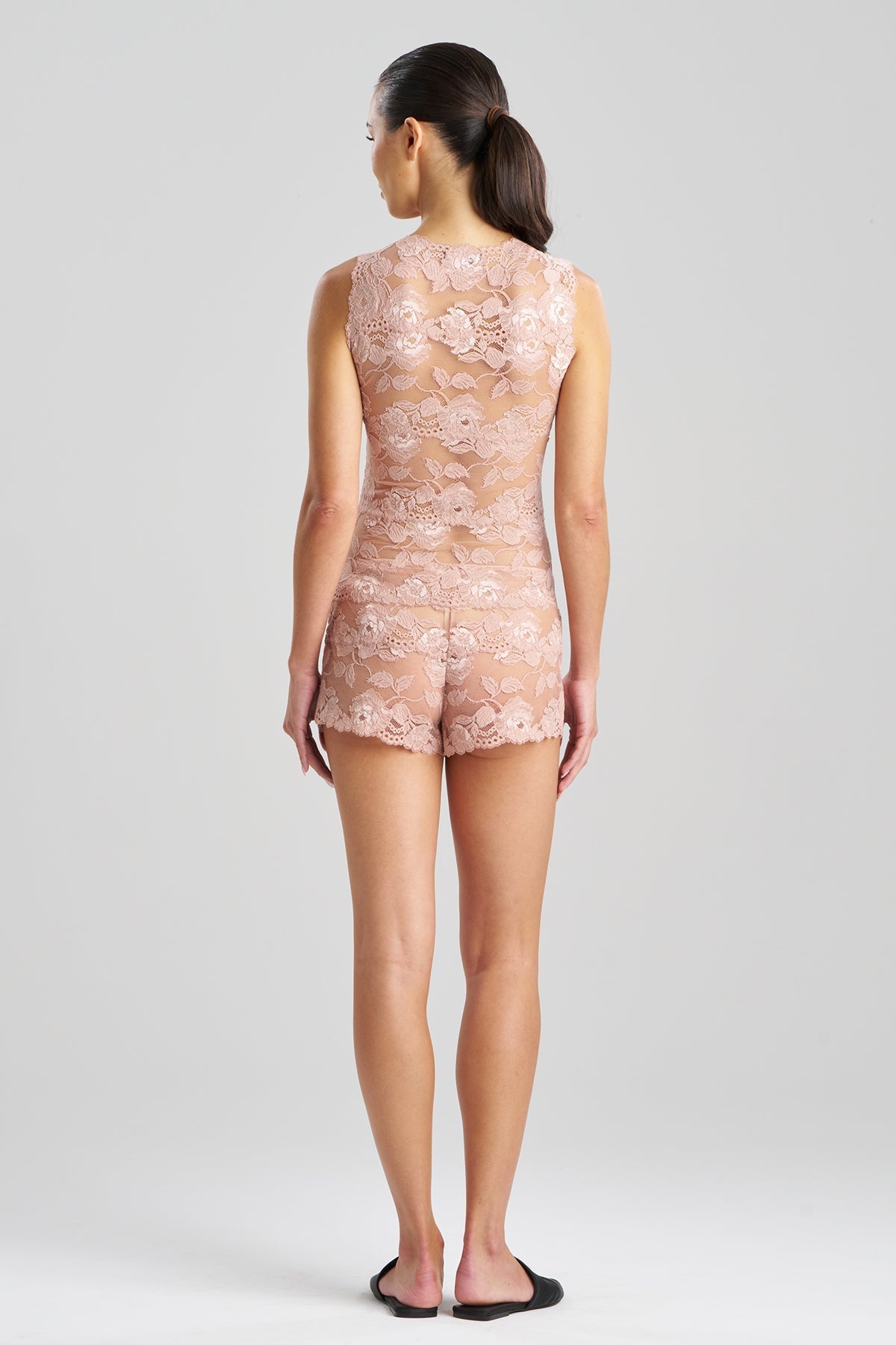 Buy Imagine Allover Lace Tank in Rose Petal Online Rose Petal