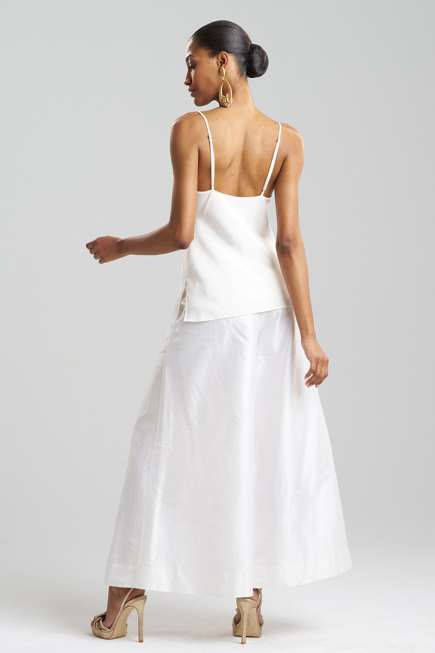 Buy Couture Silk Crepe Cowl Cami in Warm White Online Warm White