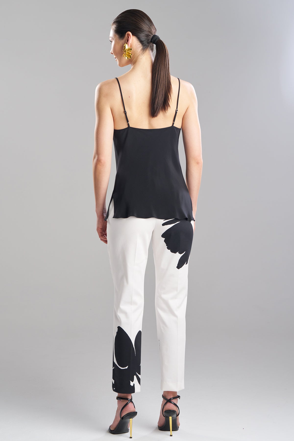 Buy Key Essentials Cowl Silk Cami in Black Online Black